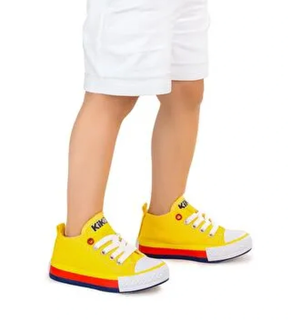 Tinna Bağcıklı Erkek Bebek Keten Spor Ayakkabı