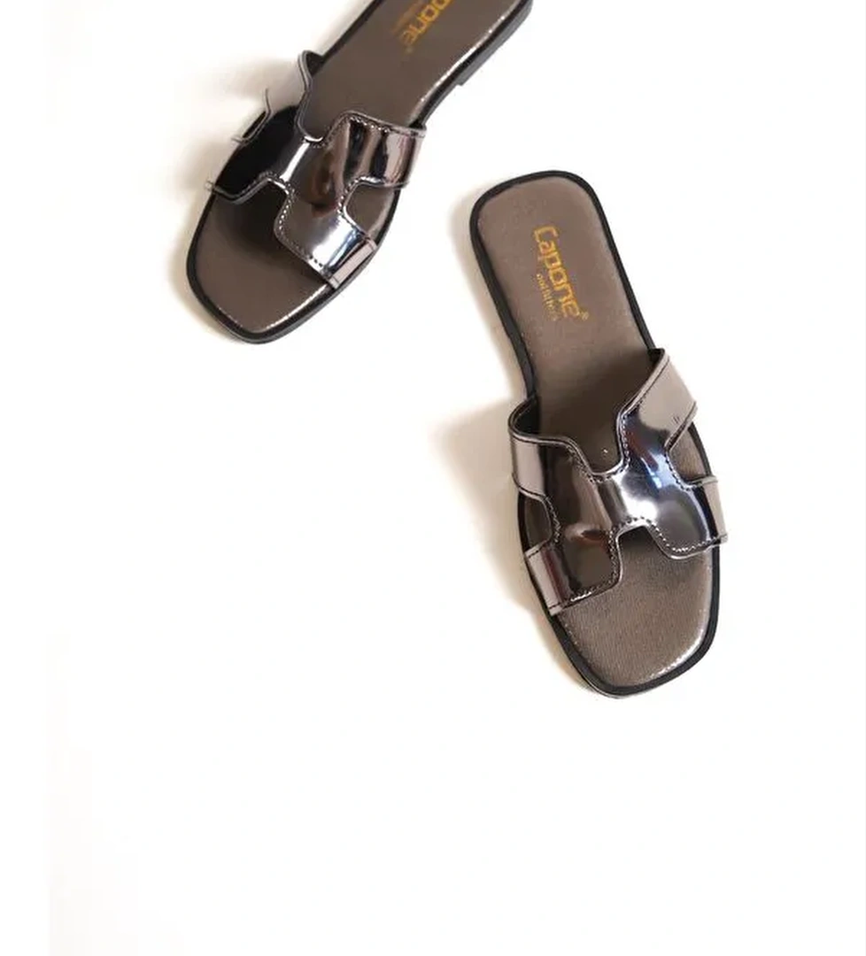 Aynalı Halsey Kadın Terlik - Görsel 1