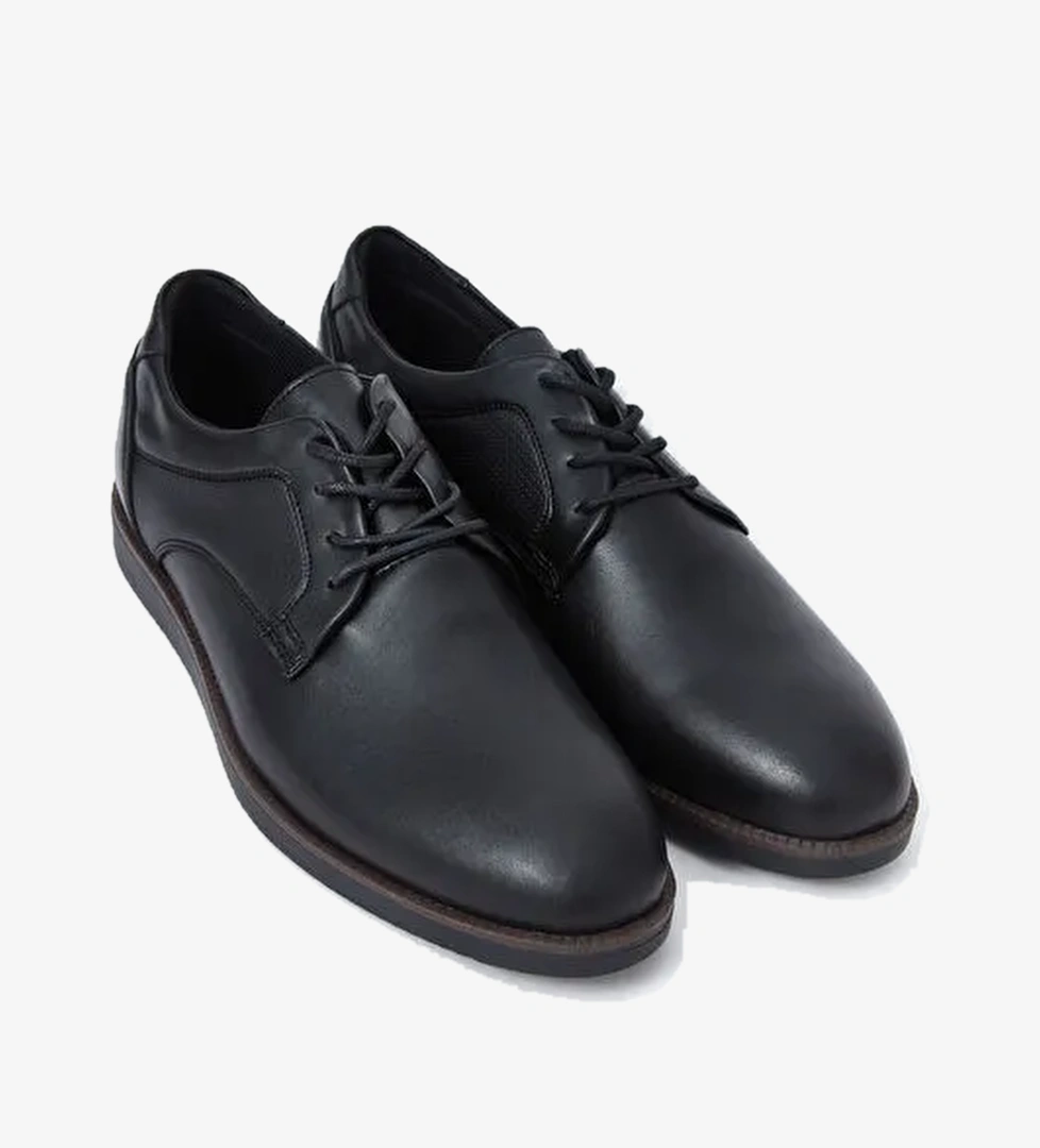 Deri Görünümlü Erkek Klasik Ayakkabı - Görsel 1