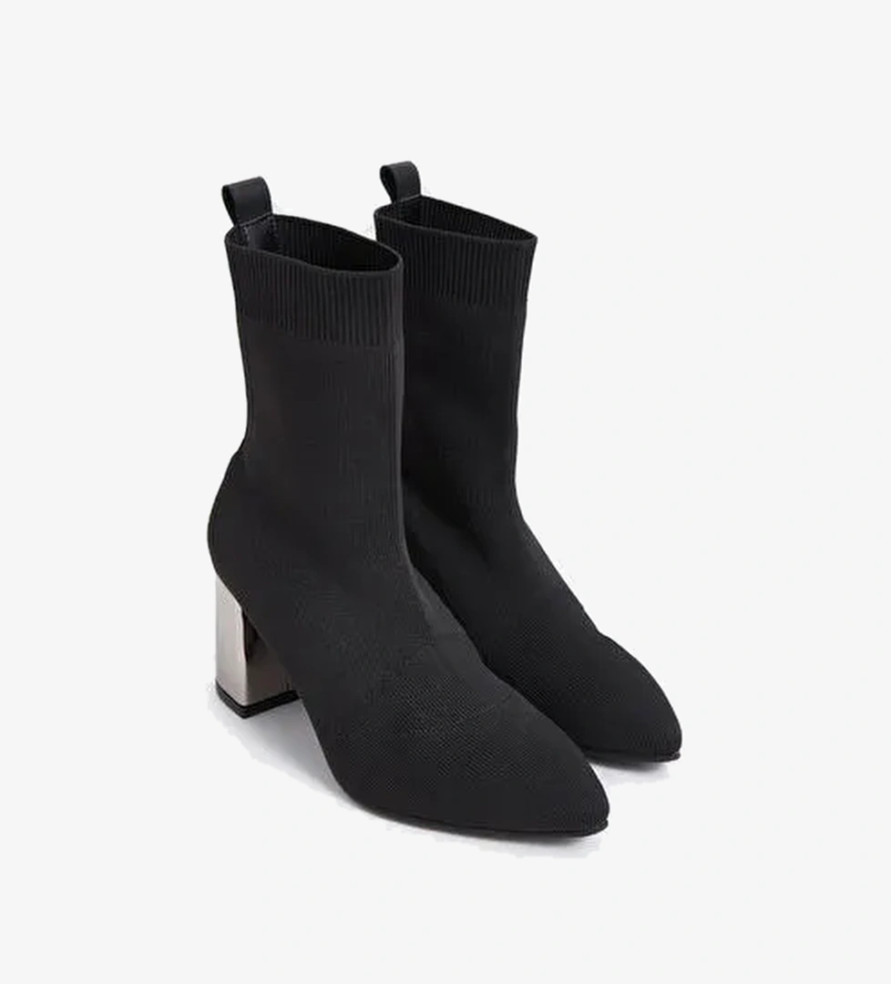 Sivri Burun Kadın Topuklu Bot - Görsel 1