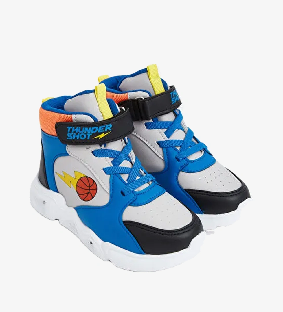 Tabanı Işıklı Erkek Bebek Spor Ayakkabı - Görsel 1