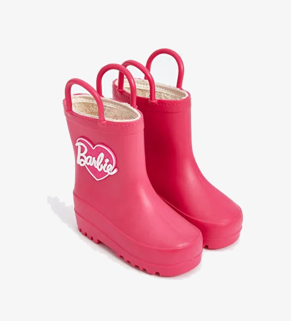 Barbie Baskılı Kız Bebek Yağmur Botu - Görsel 1