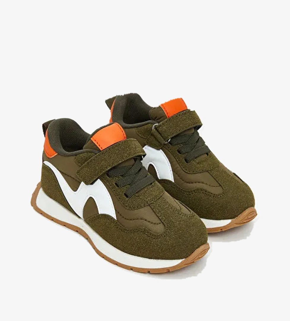 Bağcık ve Cırt Cırtlı Erkek Bebek Spor Ayakkabı - Görsel 1