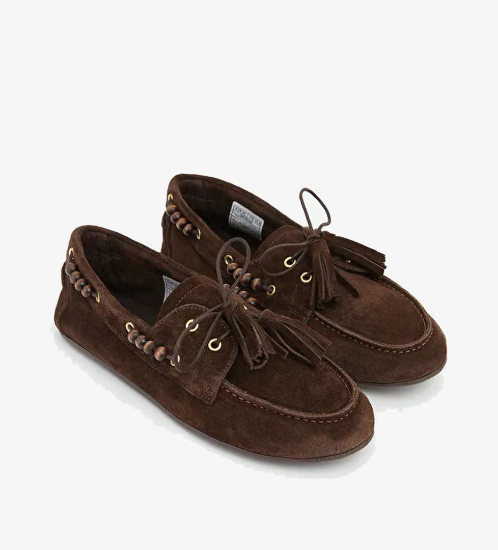 Lcw Steps Kahverengi Lcw Steps Süet Kadın Loafer Ayakkabı