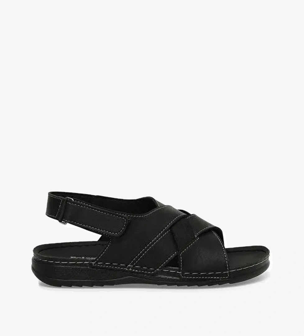 406106.M4FX Siyah Erkek Sandalet - Görsel 1