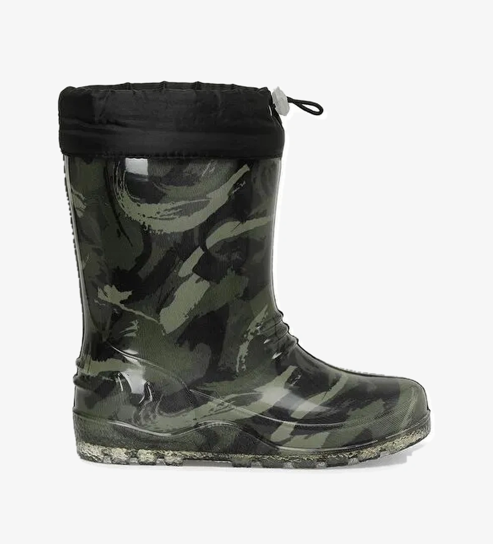 DERNA F 4PR Haki Erkek Çocuk Yağmur Çizmesi - Görsel 1