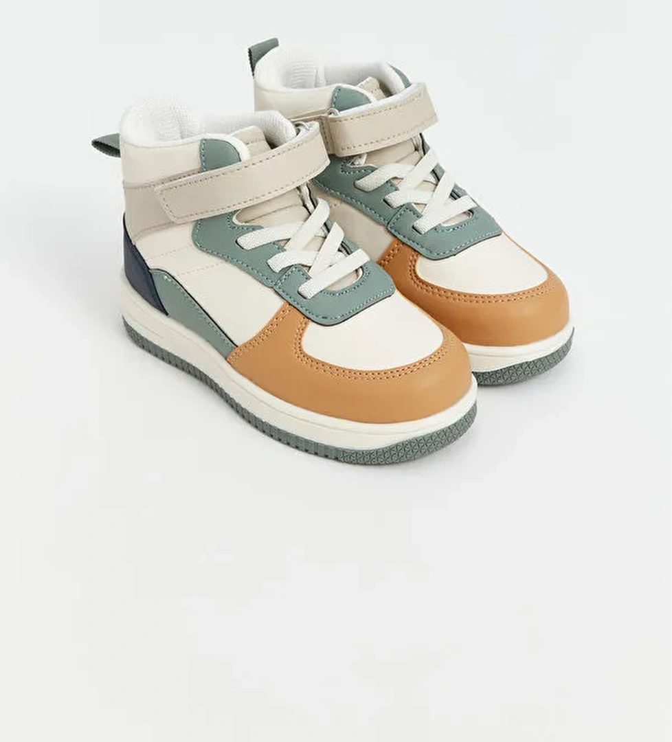 Cırt Cırtlı Bilek Boy Erkek Bebek Spor Ayakkabı - Görsel 1