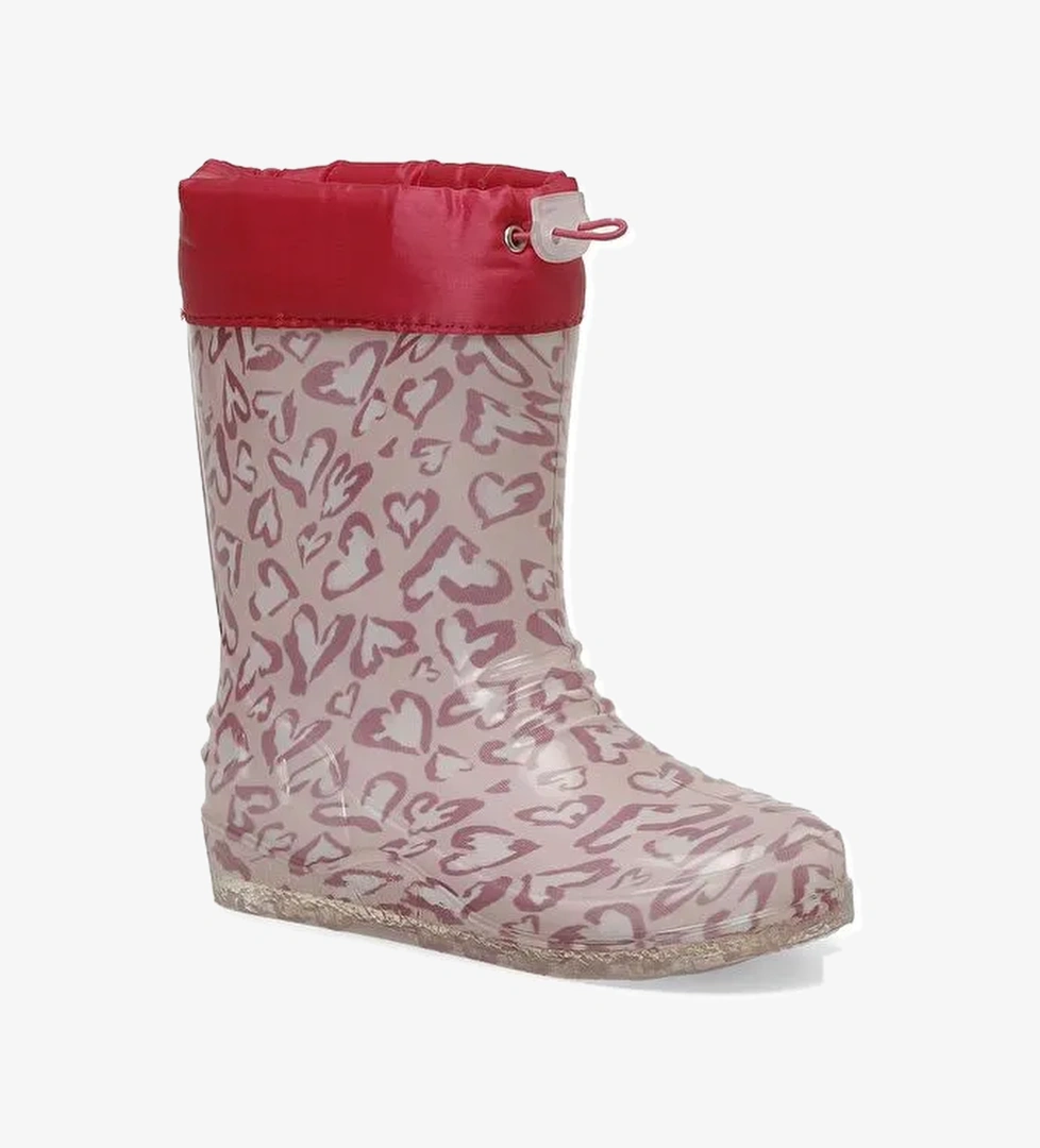 DEBRA F 4PR Pudra Kız Çocuk Yağmur Çizmesi - Görsel 1