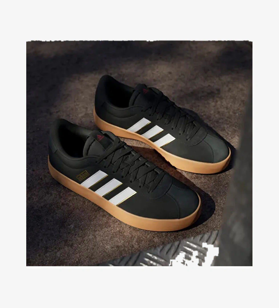 Vl Court 3.0 Erkek Siyah Sneaker - Görsel 1