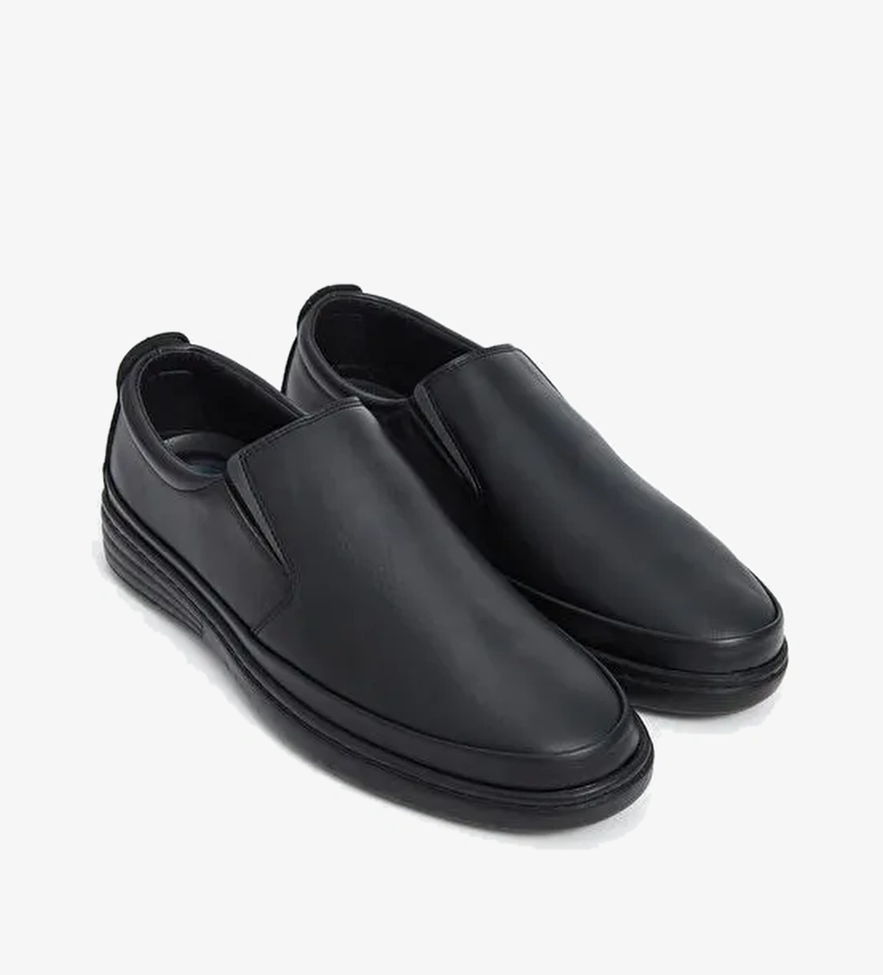 Deri Görünümlü Erkek Klasik Ayakkabı - Görsel 1