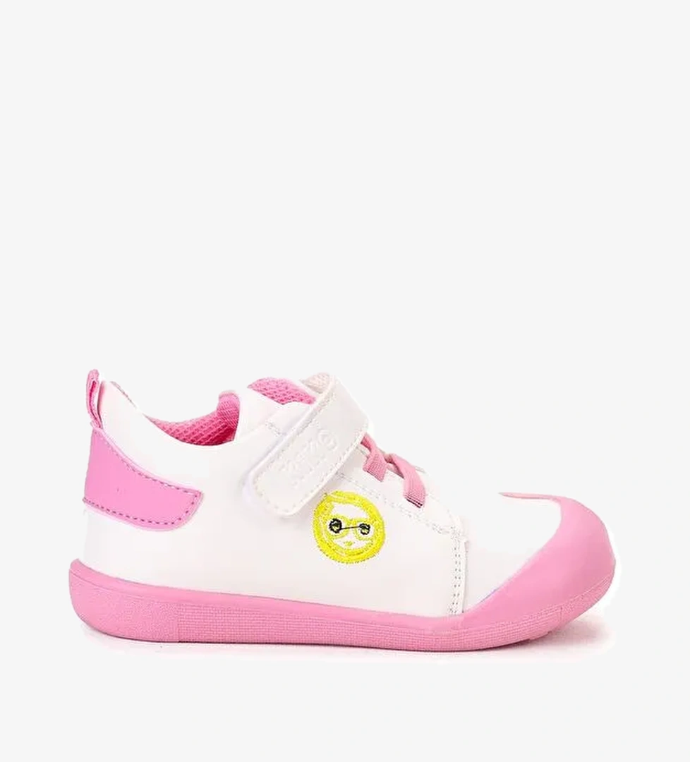 Smile Cırtlı Kız Bebek İlk Adım Ortopedik Günlük Ayakkabı