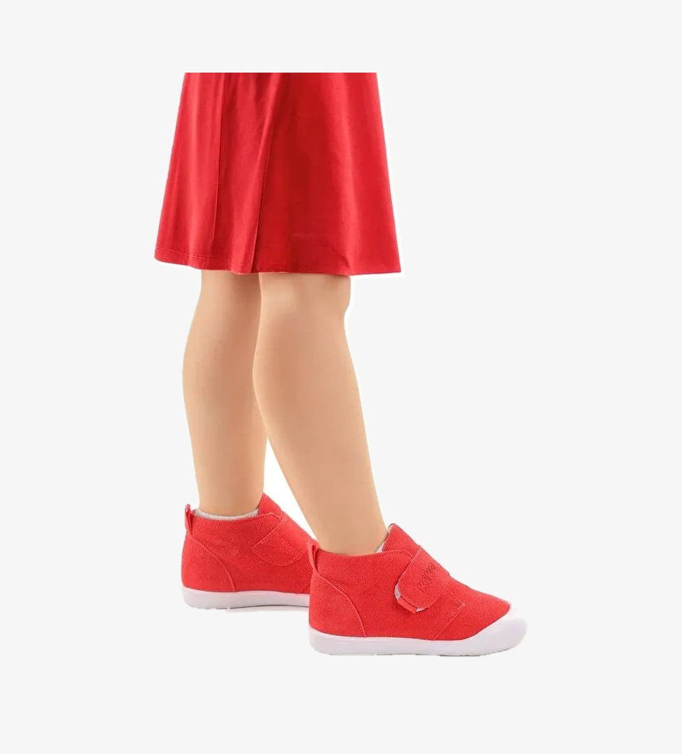 Winnie İlk Adım Cırtlı Kız Bebek Günlük Bot Ayakkabı - Görsel 1