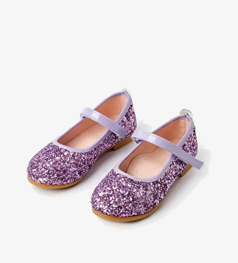 Le Mabelle Lila Simli Cırtlı Kız Çocuk Ayakkabı model görseli