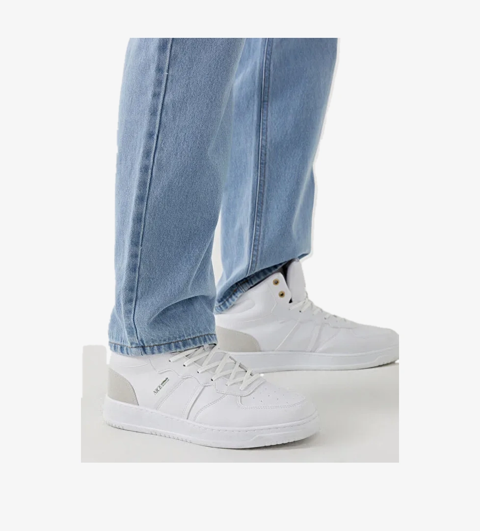 Bağcıklı Erkek Bilek Boy Spor Ayakkabı - Görsel 1