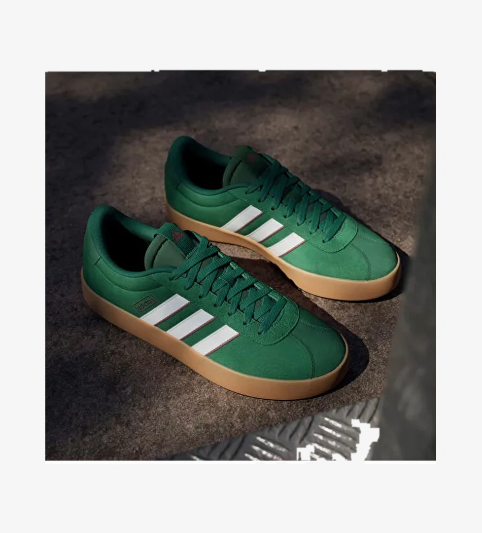 Adidas Vl Court 3.0 Erkek Yeşil Sneaker model görseli