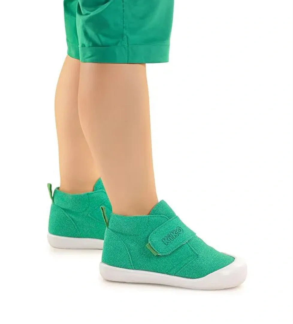 Winnie İlk Adım Cırtlı Erkek Bebek Günlük Bot Ayakkabı