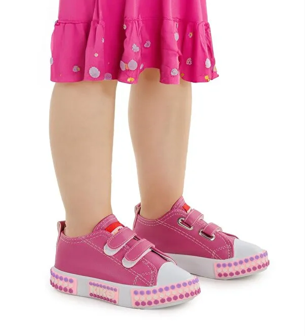 Kach Cırtlı Kız Bebek Günlük Spor Ayakkabı