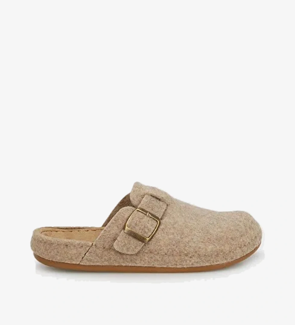 Kemerli Keçe Kışlık Ev Terlik 6711001 - Görsel 1