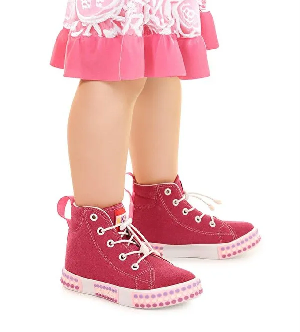 Gamel Günlük Lastikli Kız Bebek Bot Ayakkabı