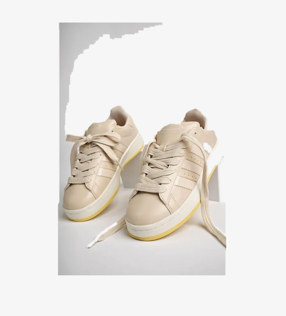 Kadın Ortopedik Günlük Bağcıklı Yürüyüş Koşu Sneaker Spor Ayakkabı - Görsel 1