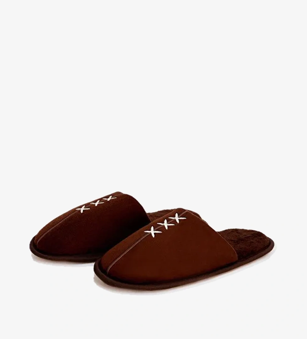 NORM - Desenli Erkek Ev İçi Terlik - Görsel 1