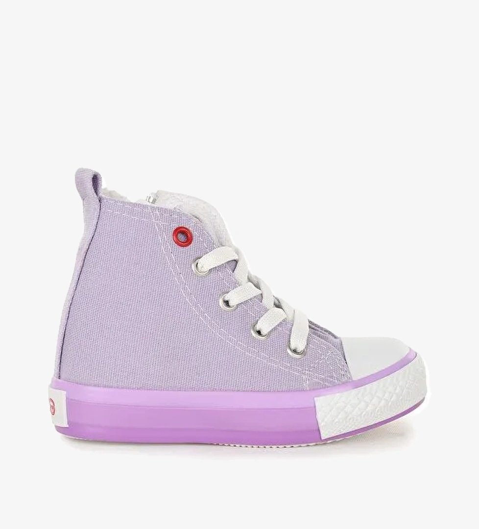 Tinna Bağcıklı Kız Bebek Boğazlı Keten Spor Ayakkabı