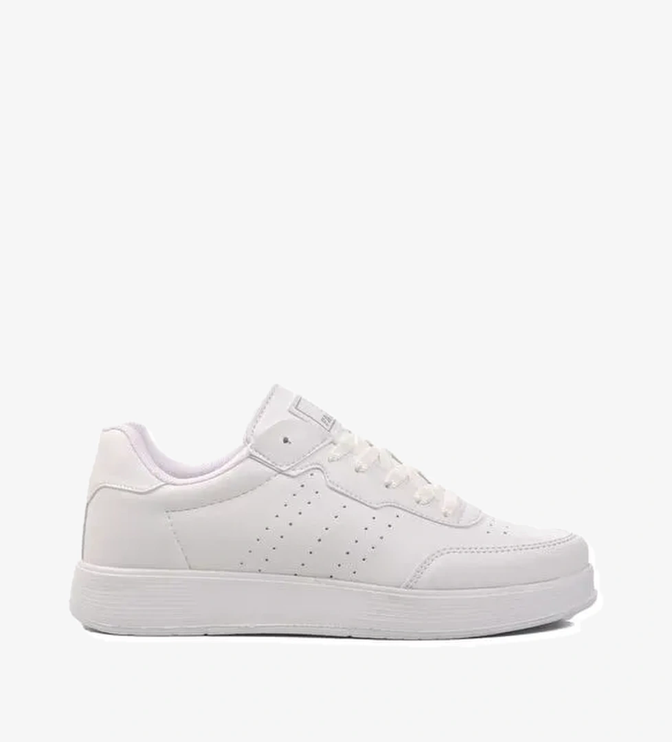 Beyaz Bağcıklı Unisex Sneaker 158