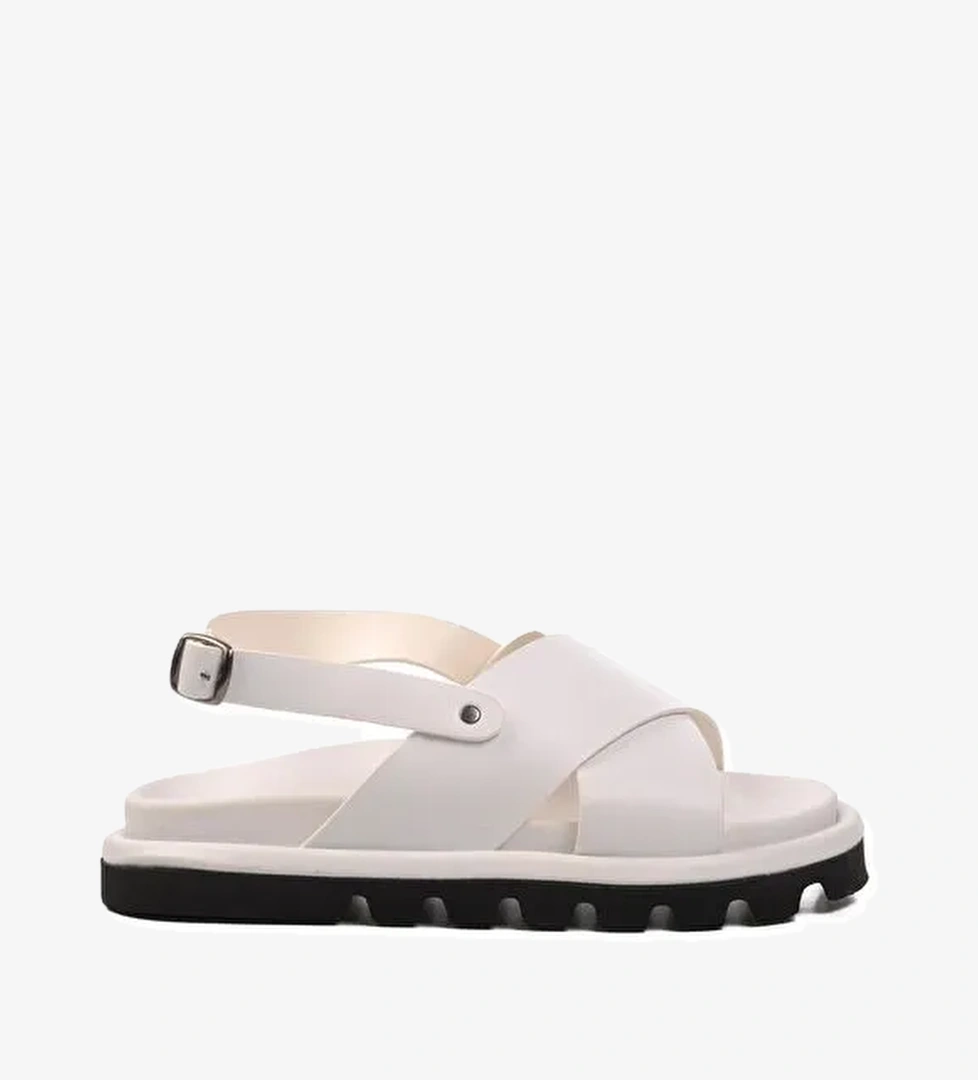 Beyaz Kadın Sandalet 150