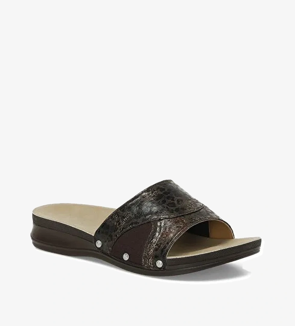 Polaris 607018.Z4PR Kahverengi Kadın Terlik model görseli