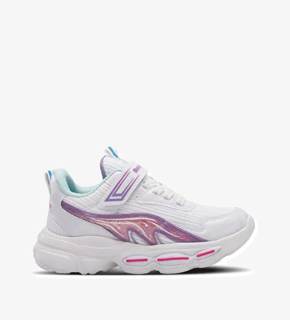 NOELA Kız Çocuk Beyaz / Fuşya Günlük Spor Ayakkabısı