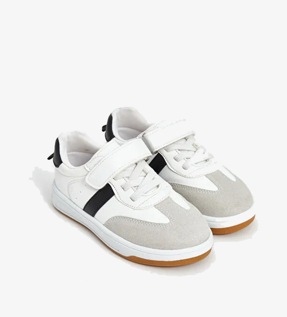 Renk Bloklu Erkek Bebek Spor Ayakkabı - Görsel 1