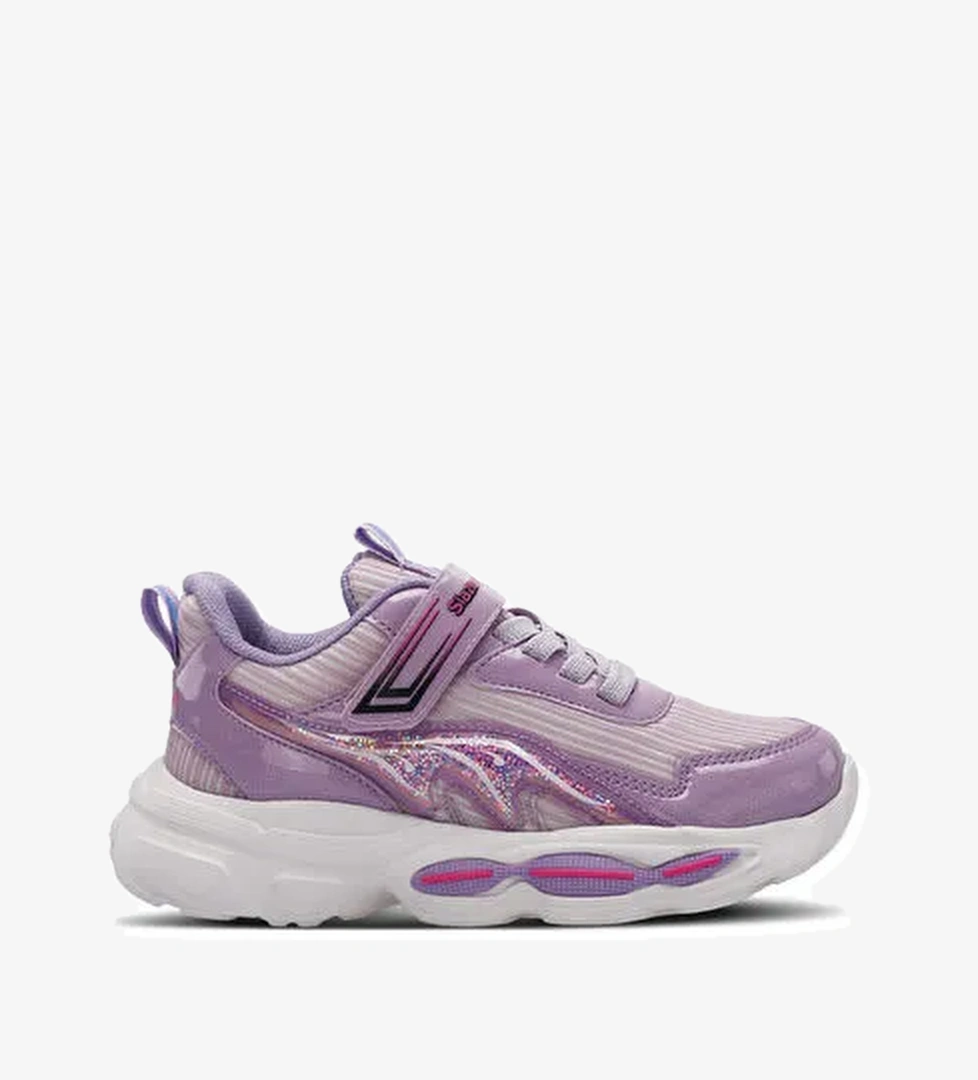 NOELA Kız Çocuk Cırt Cırtlı Lila Günlük Spor Ayakkabısı