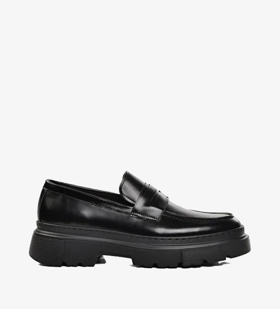 Ayakmod Siyah Ayakmod Premium 1308 1308-5 Hakiki Deri Geniş Kalıp Erkek Klasik Ayakkabı