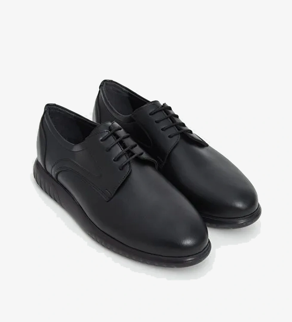 Deri Görünümlü Erkek Klasik Ayakkabı - Görsel 1