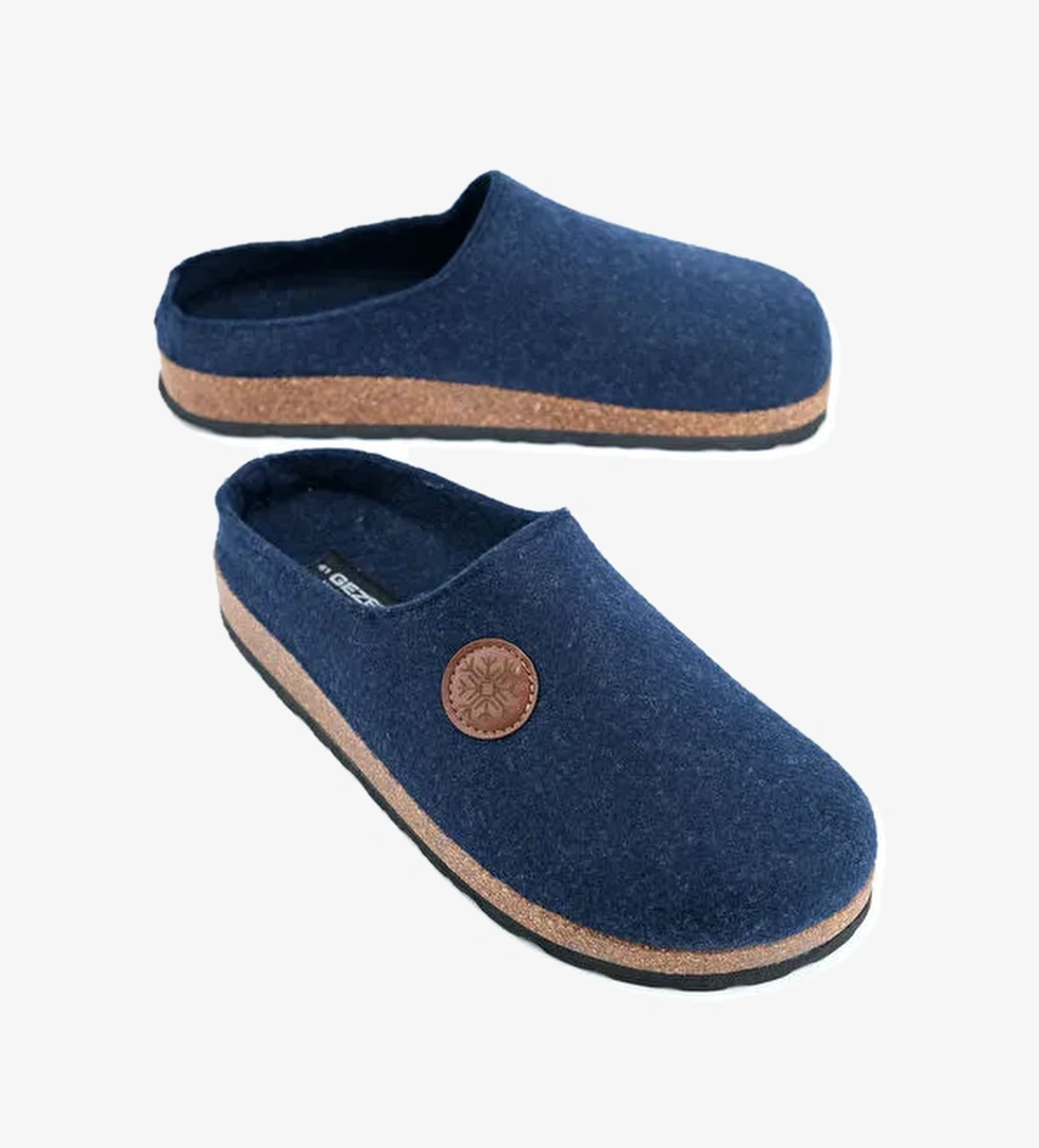 Gezer Kışlık Mantar Taban Ev Bahçe Rahat Taban Erkek Terlik model görseli