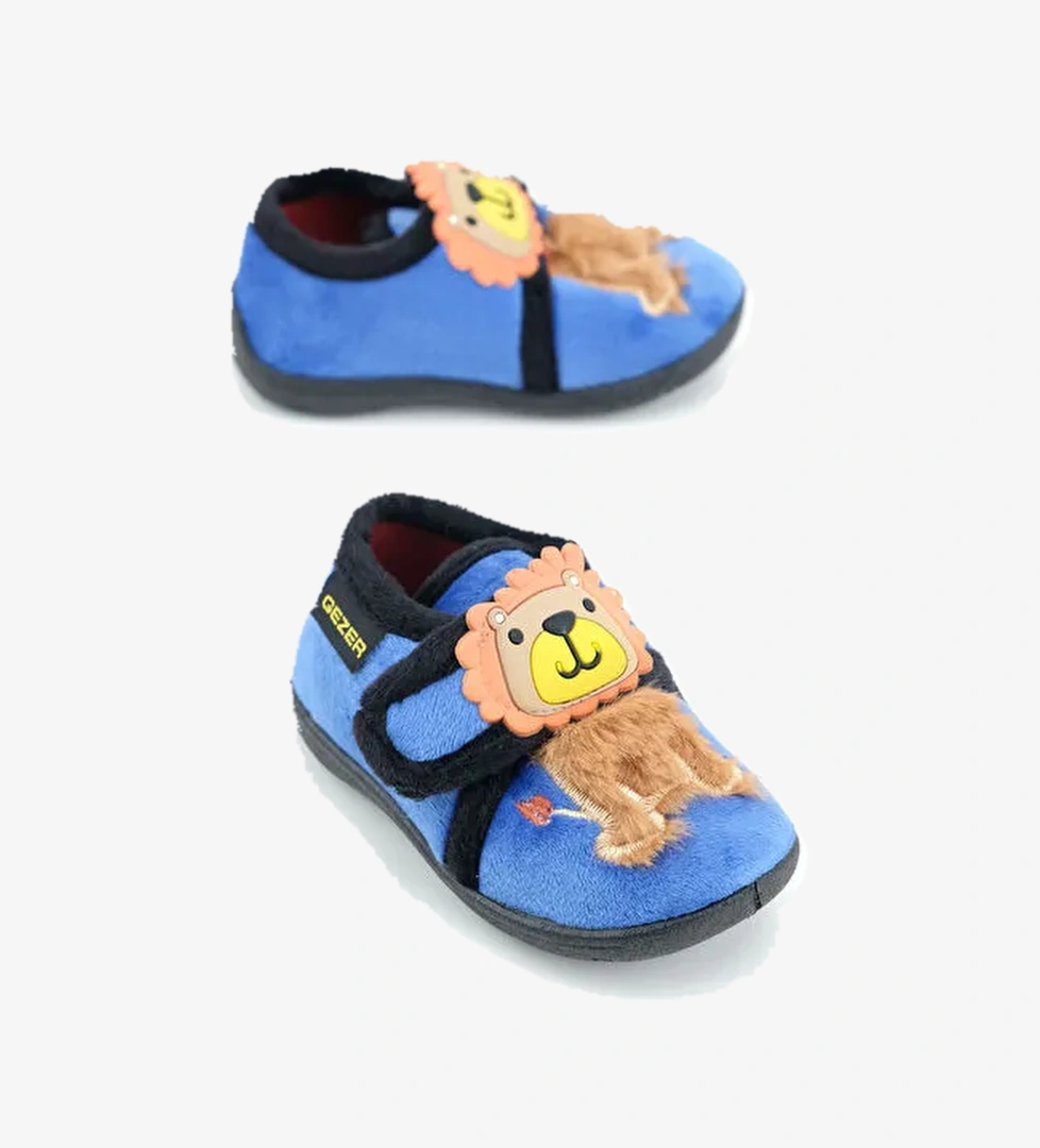 Bebe Erkek Çocuk Kışlık Cırtlı Ayarlanabilir Günlük Kreş Panduf Ayakkabı