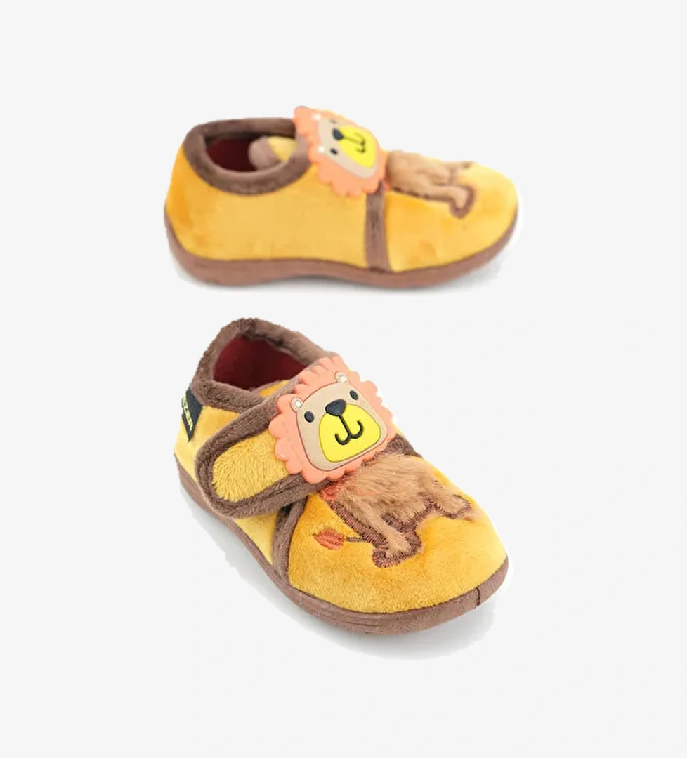 Gezer Bebe Erkek Çocuk Kışlık Cırtlı Ayarlanabilir Günlük Kreş Panduf Ayakkabı model görseli