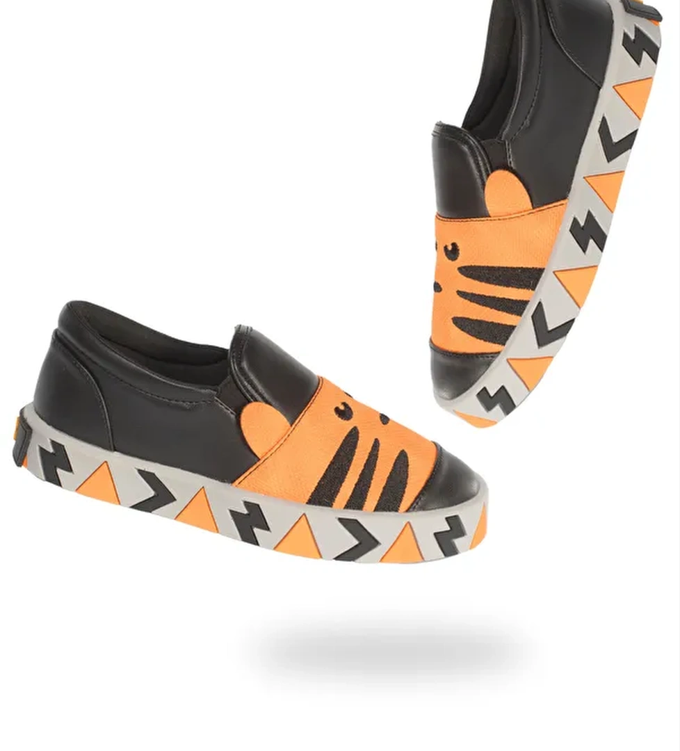 Leopar Erkek Çocuk Ortopedik Sneakers - Görsel 1