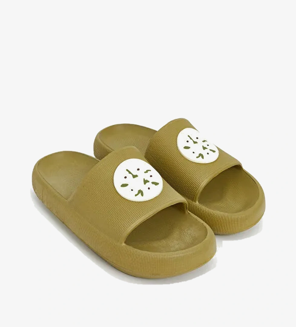 Lcw Steps Bej Lcw Steps Çiçek Baskılı Kadın Terlik