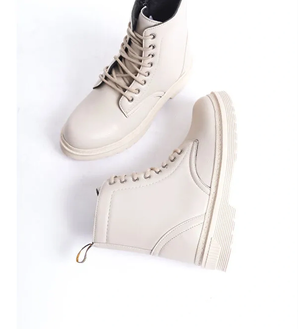 D0901 Ortopedik Kadın Fermuarlı Bot - Görsel 1