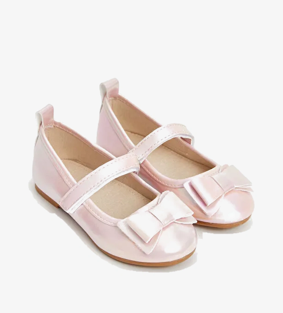 Lcw Steps Bej Lcw Steps Fiyonk Detaylı Kız Çocuk Babet