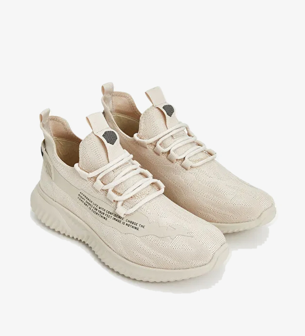 File Detaylı Erkek Spor Ayakkabı - Görsel 1