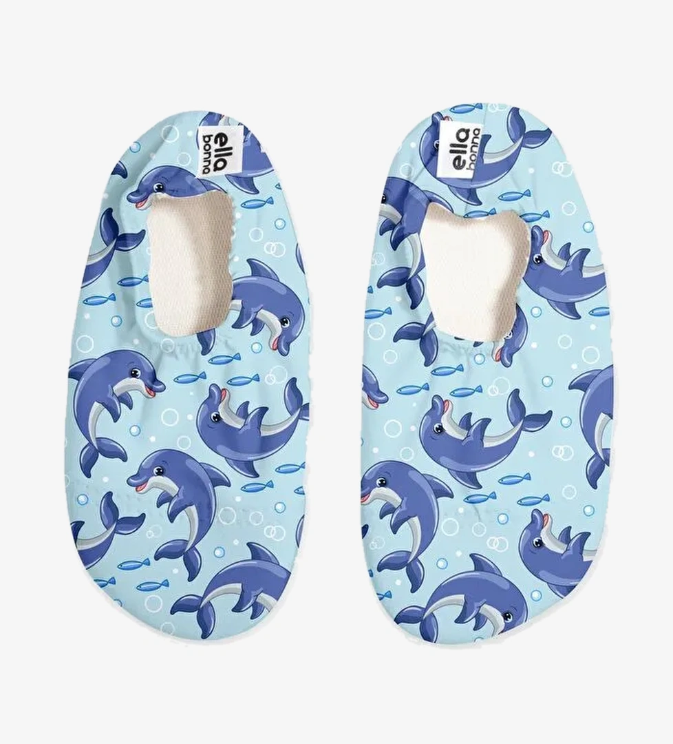 Bebek Çocuk Deniz Ayakkabısı, Kaydırmaz Taban, Unisex Havuz Patiği - Görsel 1