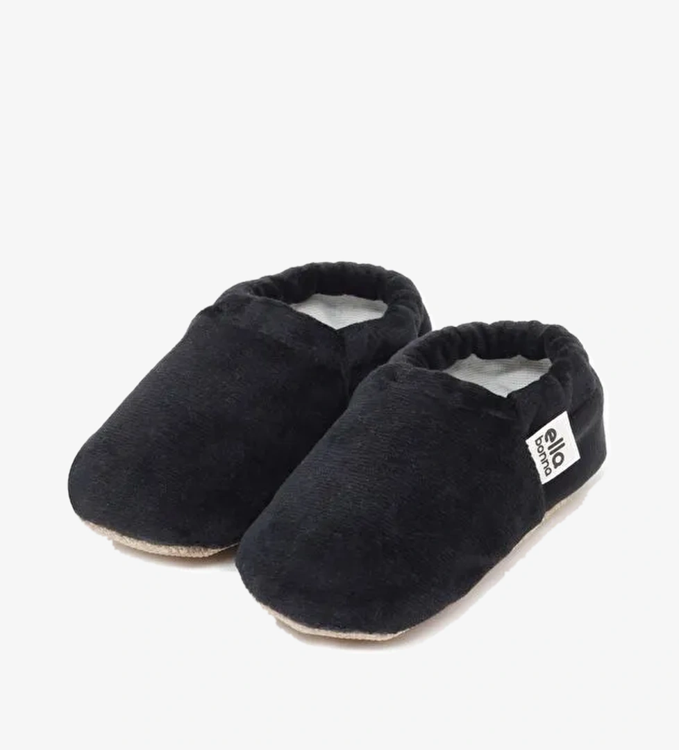 Kadife Bebek Patiği, Kaydırmaz Taban, Kreş Ayakkabısı Patik - Görsel 1