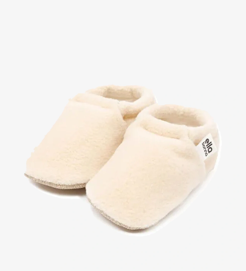 Polar Bebek Pandufu Ev Patiği, Kaydırmaz Taban, Organik Pamuk Astar Kreş Ayakkabısı