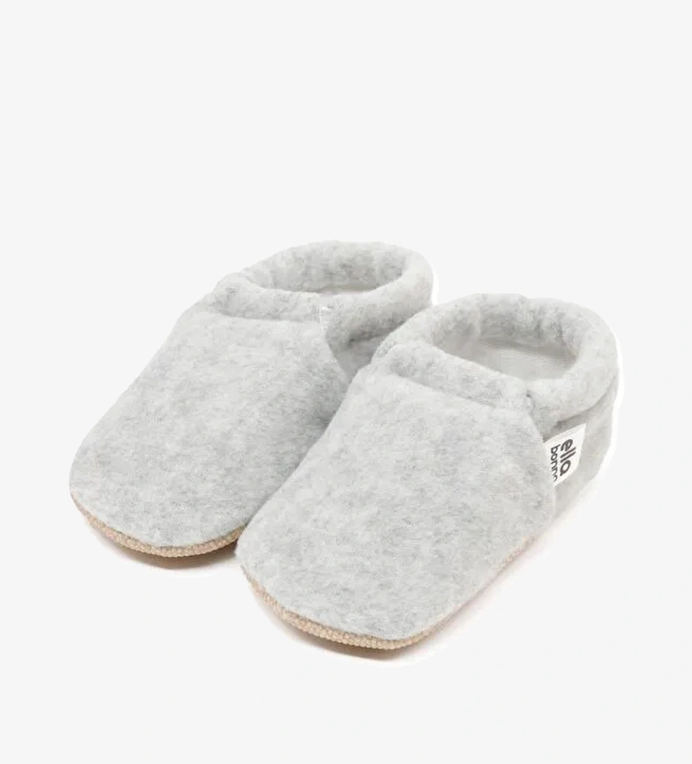 Polar Bebek Pandufu Ev Patiği, Kaydırmaz Taban, Organik Pamuk Astar Kreş Ayakkabısı