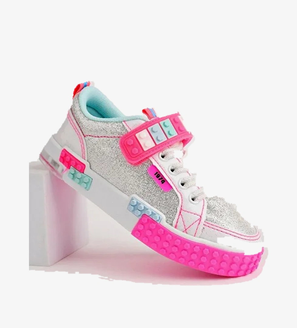 Sonic Bağcıklı ve Cırtlı Ortopedik Çocuk Sneaker Spor Ayakkabı