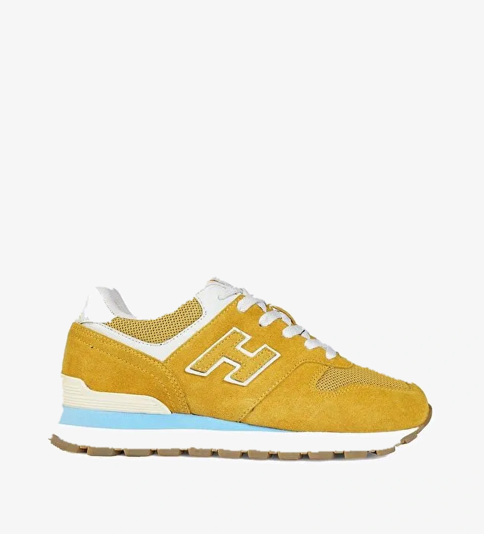 Hakiki Deri Hardal Kadın Spor Ayakkabı - Görsel 1