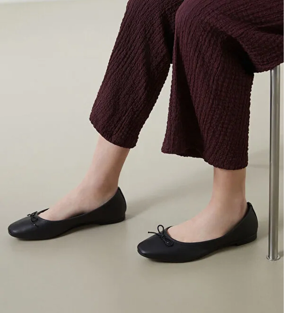 Lcw Steps Bej Lcw Steps Fiyonk Detaylı Kadın Babet