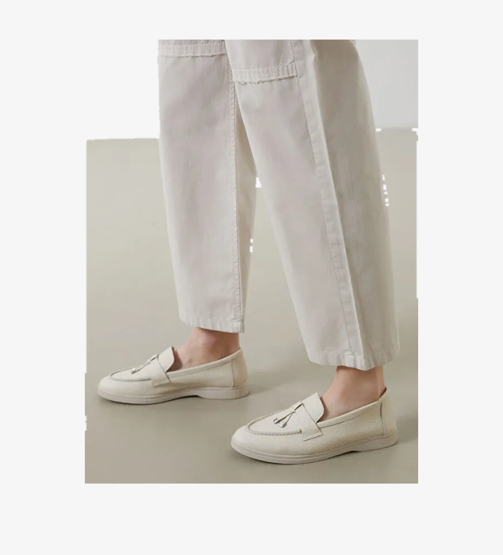 Lcw Steps Hakiki Deri Kadın Loafer Ayakkabı model görseli